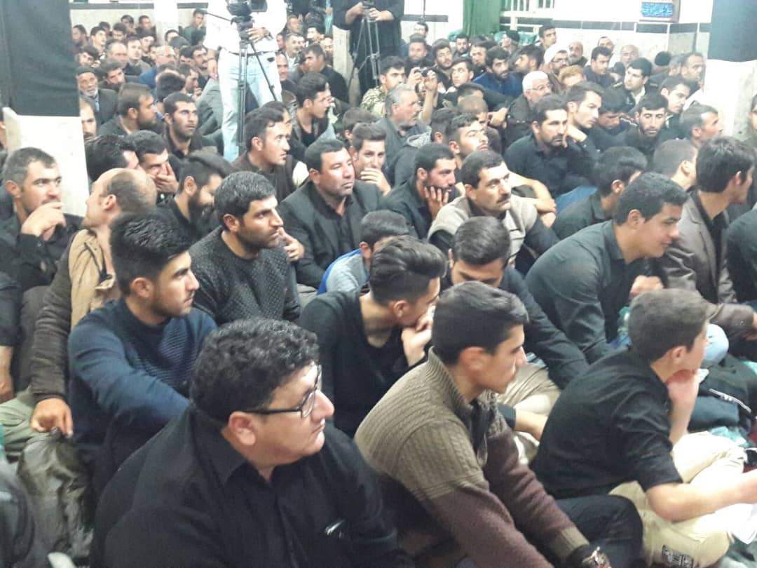اجتماع عظیم عزاداران اربعین حسینی در روستای سیدحسین شهرستان بیجار
