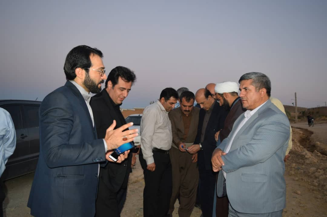 گزارش تصویری از بازدید مسئولین محترم استان کردستان و شهرستان بیجار از جاده روستای سیدحسین بیجار